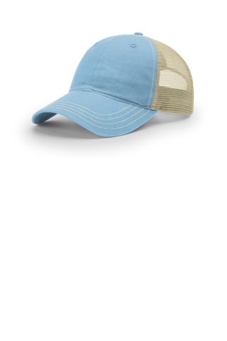 Garment Washed Trucker - Richardson 111, ready for custom embroidery or printing