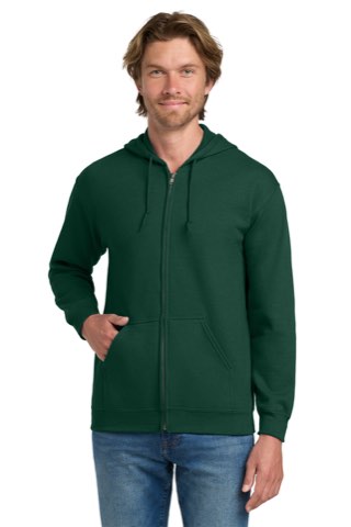 Heavy Blend Full-Zip Hooded Sweatshirt - Gildan 18600, ready for custom embroidery or printing