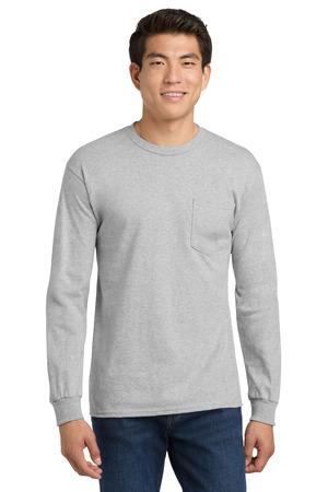 Ultra Cotton Long Sleeve - Gildan 2410, ready for custom embroidery or printing