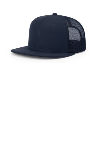 Acrylic-Wool Blend Flatbill Trucker - Richardson 511, ready for custom embroidery or printing