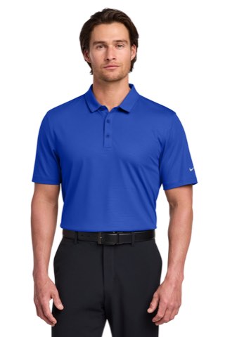 Dri-FIT Embossed Tri-Blade Polo - Nike 838964, ready for custom embroidery or printing