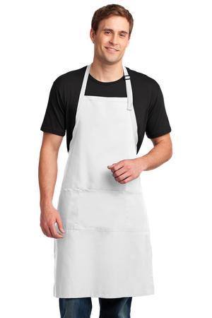 Full-Length Apron - Port Authority A700, ready for custom embroidery or printing