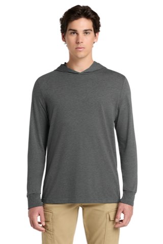 Unisex Jersey Long Sleeve Hoodie - Bella+Canvas BC3512, ready for custom embroidery or printing