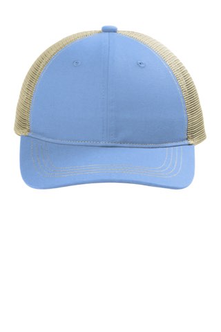 Unstructured Snapback Trucker Cap - Port Authority C409, ready for custom embroidery or printing
