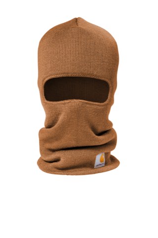 Knit Insulated Face Mask - Carhartt CT104485, ready for custom embroidery or printing