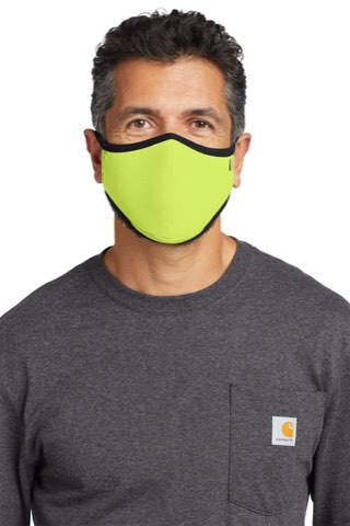 Cotton Ear Loop Face Mask (3 pack) - Carhartt CT105160, ready for custom embroidery or printing
