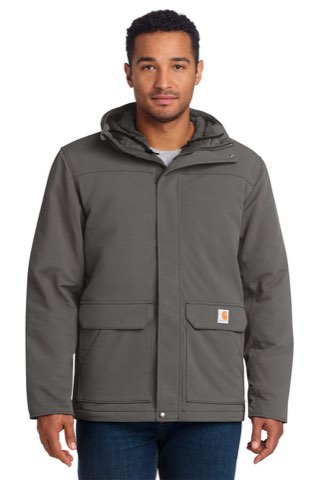 Super Dux Insulated Hooded Coat - Carhartt CT105533, ready for custom embroidery or printing