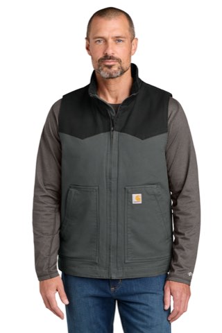 Montana Rugged Flex Duck Vest - Carhartt CT106433, ready for custom embroidery or printing
