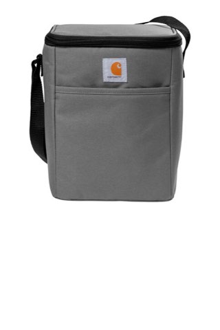 Vertical 12-Can Cooler - Carhartt CT89032822, ready for custom embroidery or printing
