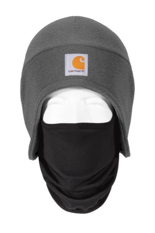 Fleece 2-In-1 Headwear - Carhartt CTA202, ready for custom embroidery or printing