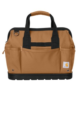 16-Inch Molded Base Heavyweight Tool Bag - Carhartt CTB0000687, ready for custom embroidery or printing