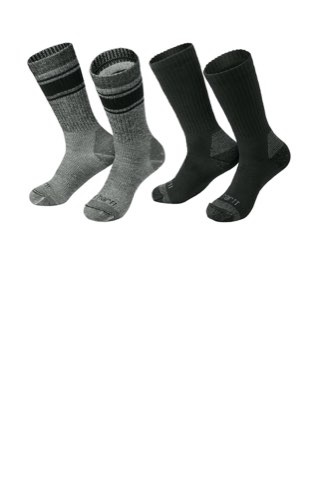 Heavyweight Crew Sock (4-Pack) - Carhartt CTSC1054, ready for custom embroidery or printing