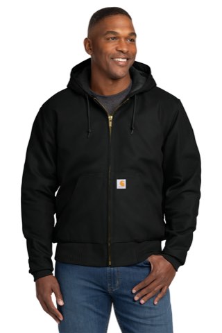 Tall Quilted-Flannel-Lined Duck Active Jac - Carhartt CTT106677, ready for custom embroidery or printing