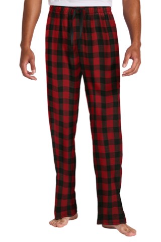 Flannel Plaid Pant - District DT1800, ready for custom embroidery or printing