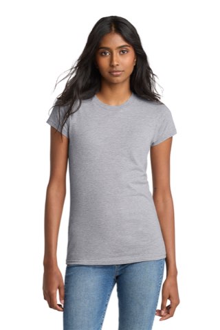Women's Fitted The Concert Tee - District DT5001, ready for custom embroidery or printing