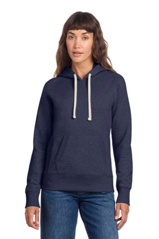 Women's Re-Fleece Hoodie - District DT8101, ready for custom embroidery or printing