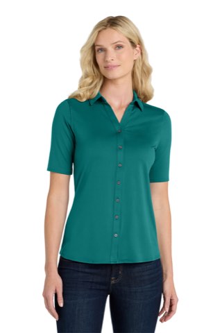 Women's City Stretch Top - Port Authority LK682, ready for custom embroidery or printing