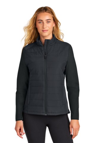Women's Teknical Hybrid Jacket - Sport-Tek LST940, ready for custom embroidery or printing