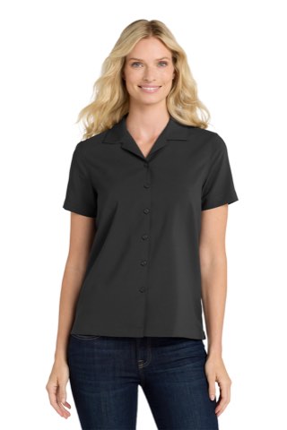 Women's Short Sleeve Performance Staff Shirt - Port Authority LW400, ready for custom embroidery or printing