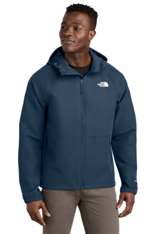 Barr Lake Hooded Soft Shell Jacket - The North Face NF0A8BUF, ready for custom embroidery or printing