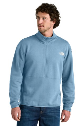 Double-Knit 1/2-Zip Fleece - The North Face NF0A8C5G, ready for custom embroidery or printing