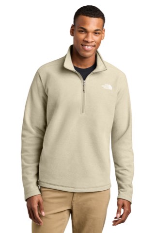Textured Pine Grove 1/2-Zip - The North Face NF0A8JF6, ready for custom embroidery or printing