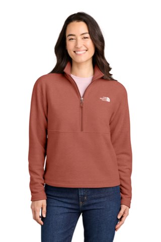Women's Textured Pine Grove 1/2-Zip - The North Face NF0A8JF7, ready for custom embroidery or printing