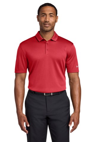 Dri-FIT Hex Textured Polo - Nike NKAH6266, ready for custom embroidery or printing