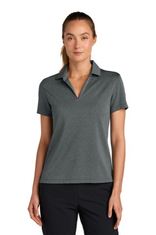 Women's Dri-FIT Smooth Heather Polo - Nike NKFQ4793, ready for custom embroidery or printing