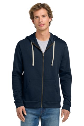 Adult Santa Barbara Zip Hoodie - Next Level NL9602, ready for custom embroidery or printing