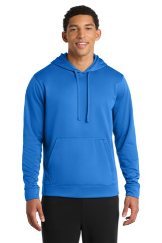 Performance Fleece Pullover Hooded Sweatshirt - Port & Company PC590H, ready for custom embroidery or printing