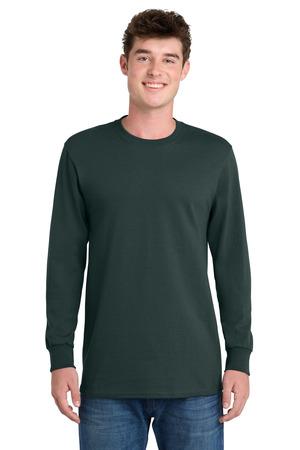 Essential Long Sleeve - Port & Co. PC61LS, ready for custom embroidery or printing