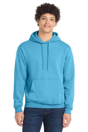 Core Fleece Hoodie - Port & Co. PC78H, ready for custom embroidery or printing