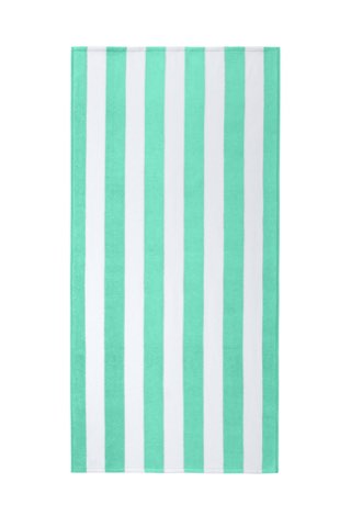 Value Cabana Stripe Beach Towel - Port Authority PT45, ready for custom embroidery or printing