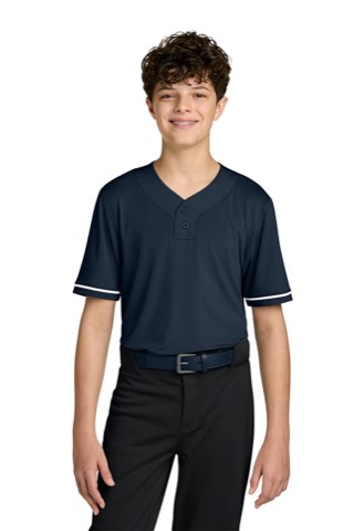 Youth Select 2-Button Baseball Jersey - Richardson RY7910, ready for custom embroidery or printing