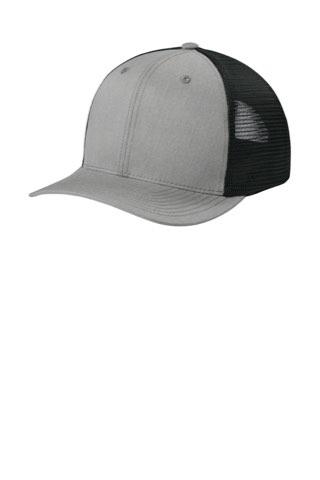 Stretch-Tek Snapback Trucker Cap - Sport-Tek STC74, ready for custom embroidery or printing
