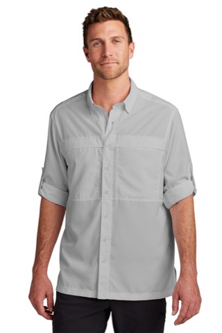 Long Sleeve UV Daybreak Shirt - Port Authority W960, ready for custom embroidery or printing