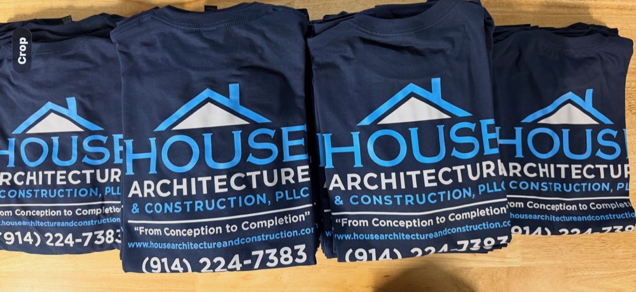 Run of screen-printed t-shirts by Meadow Prints & Embroidery in Monmouth County, NJ